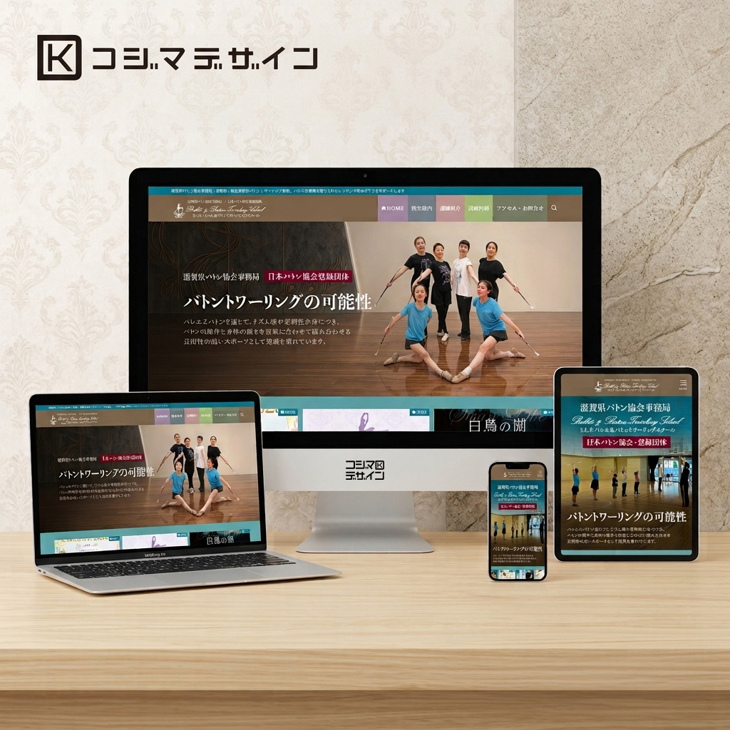 【制作実績】S.L.P. バレエ&バトントワーリングスクール様
滋賀県彦根市で活動されている「S.L.P. バレエ&バトントワーリングスクール」様のWebサイトをリニューアルいたしました。
こちらのスクールでは、バトントワーリングをメインに、その美しい姿勢や表現力のベースとなるバレエの基礎も丁寧に指導されています✨
バトンの技術だけでなく、しなやかな体づくりや豊かな表現力を同時に身につけられるのが大きな魅力です!
📍 レッスン場所
滋賀県彦根市小泉町640番地(体育館にて開講中)
新しく習い事を始めたい方、バトンやバレエに興味がある方はぜひ公式サイトをチェックしてみてください。
制作のご相談は@kojimadezainのDMまでお気軽にお問い合わせください
#コジマデザイン #Webデザイン #ホームページ制作 #Web制作 #デザイン実績 #制作実績 #ポートフォリオ #SLPバレエバトントワーリングスクール